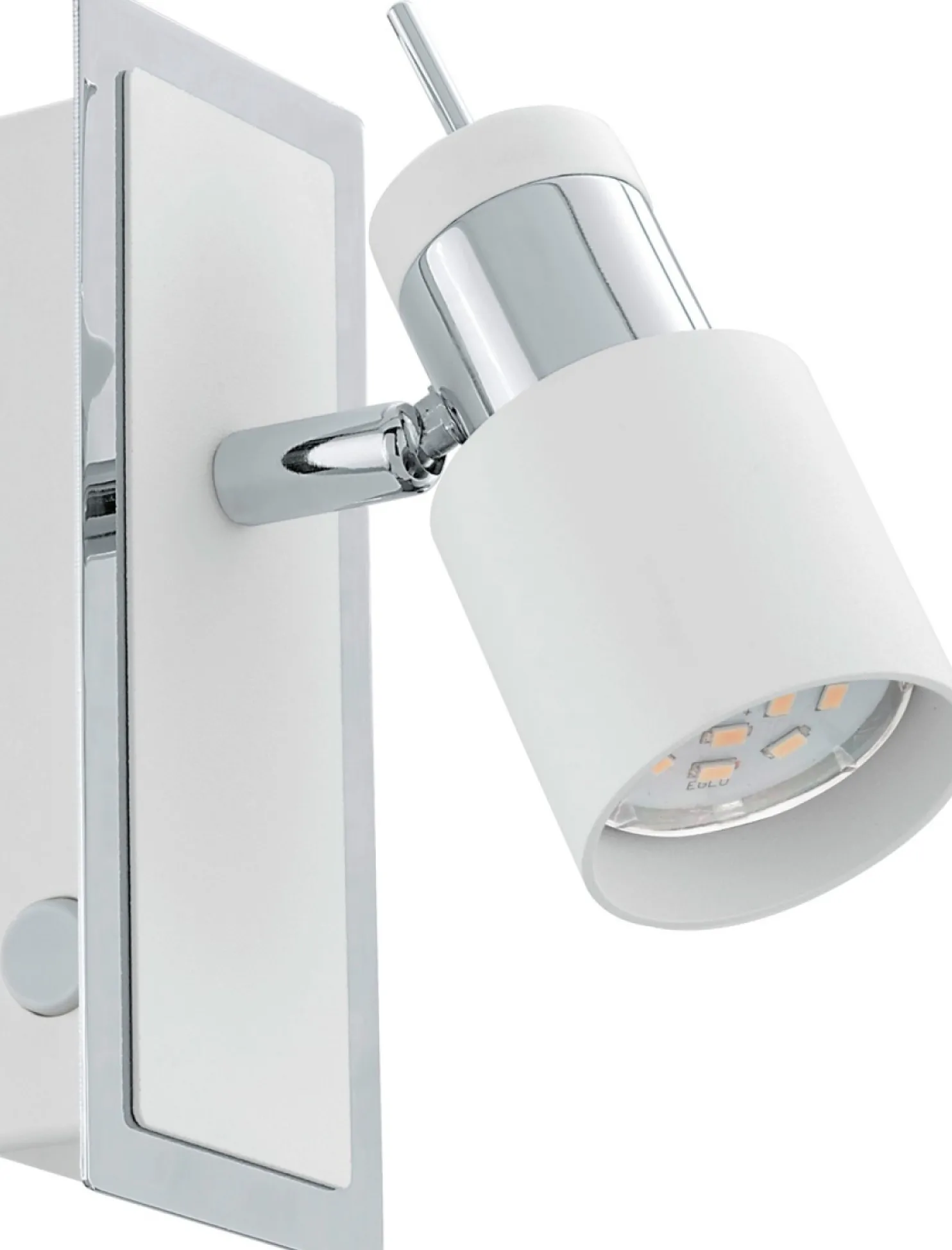 LED-seinävalaisin Davida 165x70 mm valkoinen/kromi
