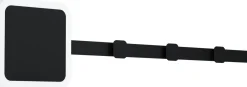 LED-Seinävalaisin Eglo Cartignano 78x18cm musta