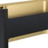 LED-Seinävalaisin Eglo Feloniche 22x10cm musta/kulta