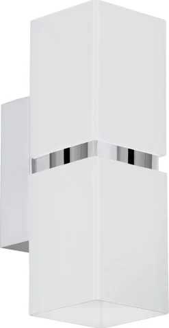 LED-seinävalaisin Eglo Passa 55x170mm kromi valkoinen 95377