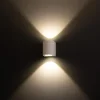 LED-seinävalaisin FTLIGHT Diva, 2x5W, Eri valonvärejä, 105x105x90mm, valkoinen