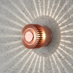 LED-seinävalaisin Konstsmide Monza 7900-900 Ø 90x80 mm kupari