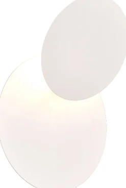 LED-seinävalaisin Trio Mio, pyöreä, mattavalkoinen