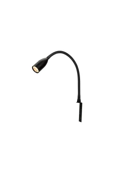 LED-sängynpäätyvalaisin Aneta Lighting Sensilo sensorilla himmennettävä musta