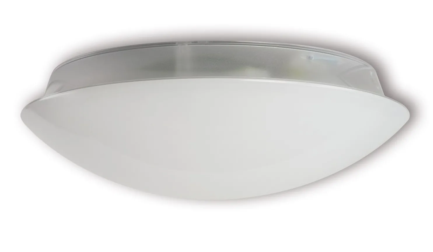 LED-tunnistinvalaisin Ensto Aluno ALR375LED3K 13W/830 Ø375x122 mm IP54 valkoinen