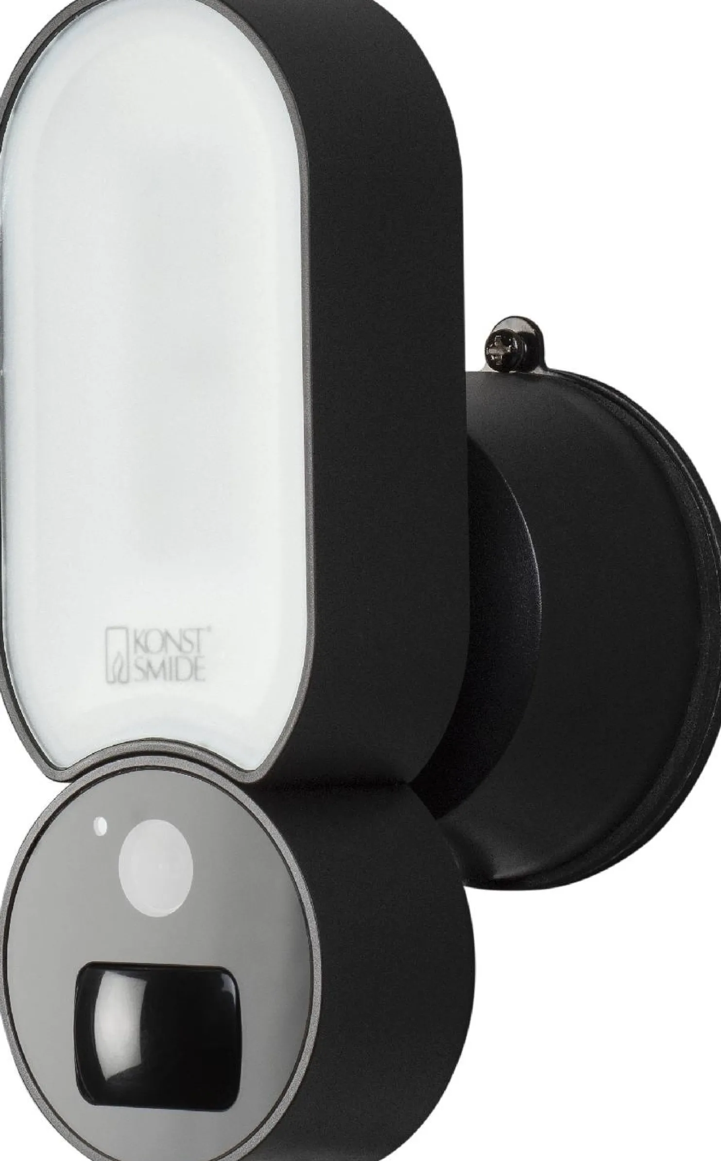 LED-tunnistinvalaisin Konstsmide Smartlight kameralla musta