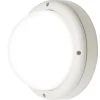 LED-ulkoseinävalaisin Airam Cestus Round, 20W/840, Ø261x140mm, IP65, valkoinen/opaali