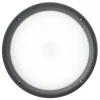 LED-ulkoseinävalaisin Airam Cestus Round, 20W/840, Ø261x140mm, IP65, antrasiitti/opaali