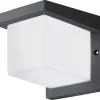 LED-ulkoseinävalaisin Eglo Desella 1 160x160mm antrasiitti valkoinen 95097