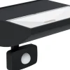 LED-Ulkoseinävalaisin Eglo Sorronaro 17x5cm musta liiketunnistin