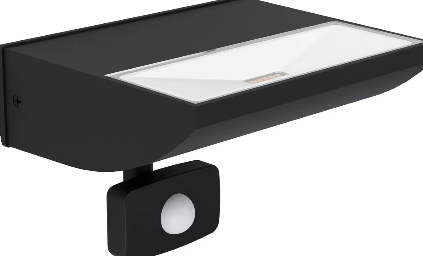 LED-Ulkoseinävalaisin Eglo Sorronaro 17x5cm musta liiketunnistin