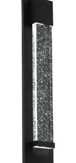 LED-ulkoseinävalaisin Eglo Villagrazia 40x12cm musta