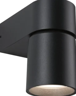 LED-ulkoseinävalaisin Paulmann Kimu, IP44, 80mm, 3000K, antrasiitti