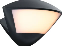 LED-ulkoseinävalaisin Paulmann Skyla Smart Home Zigbee 3.0 226x164mm 2200K-3000K 10W 840lm hämäräohjattu liiketunnistin IR antrasiitti