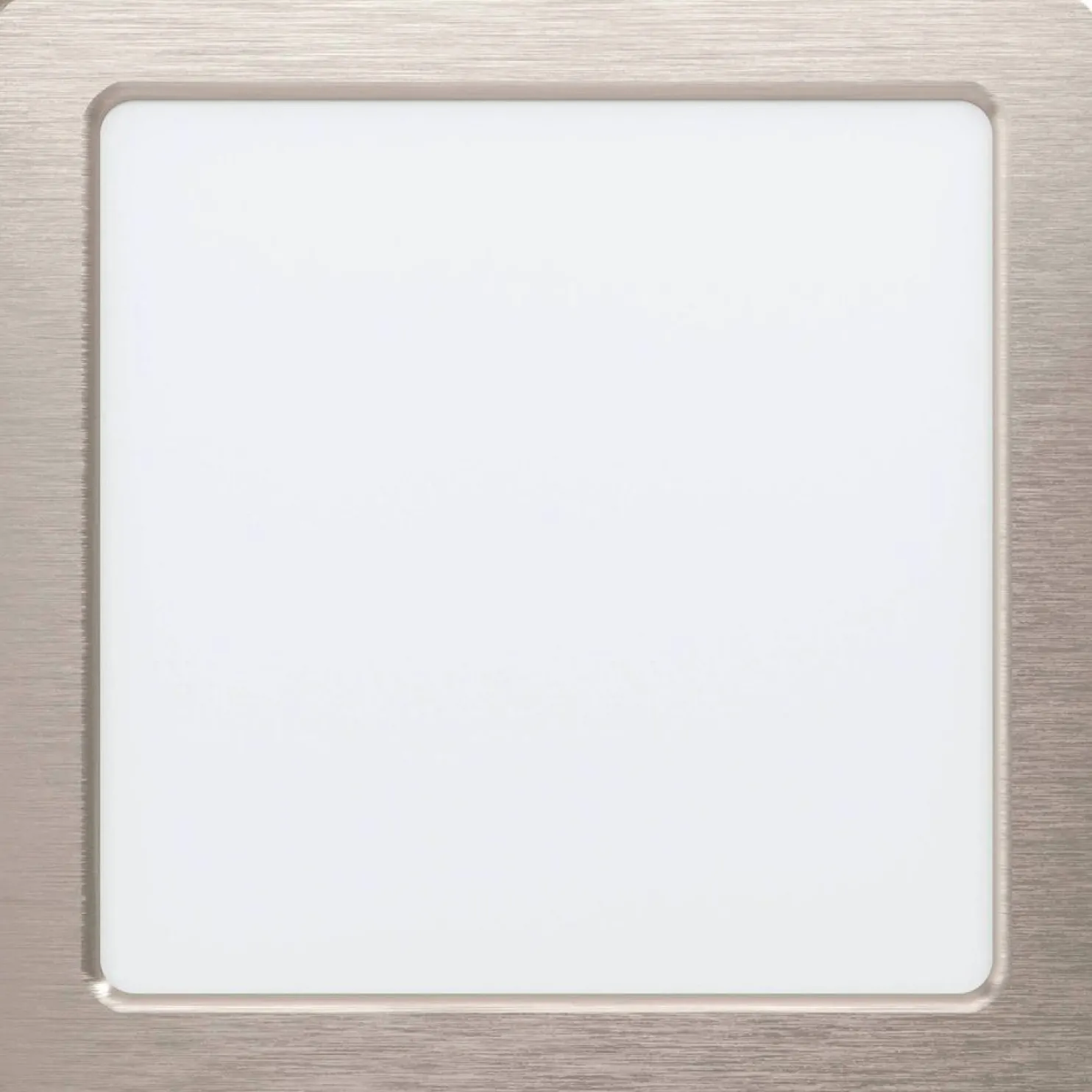LED-Upotettava plafondi Eglo Fueva 5 4000K harjattu teräs vaihdettava LED eri kokoja
