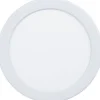 LED-Upotettava plafondi Eglo Fueva 5, Ø16,6cm, 4000K, valkoinen, pyöreä