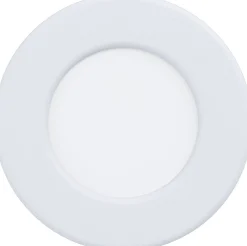 LED-Upotettava plafondi Eglo Fueva 5 Ø8,6cm 4000K valkoinen pyöreä