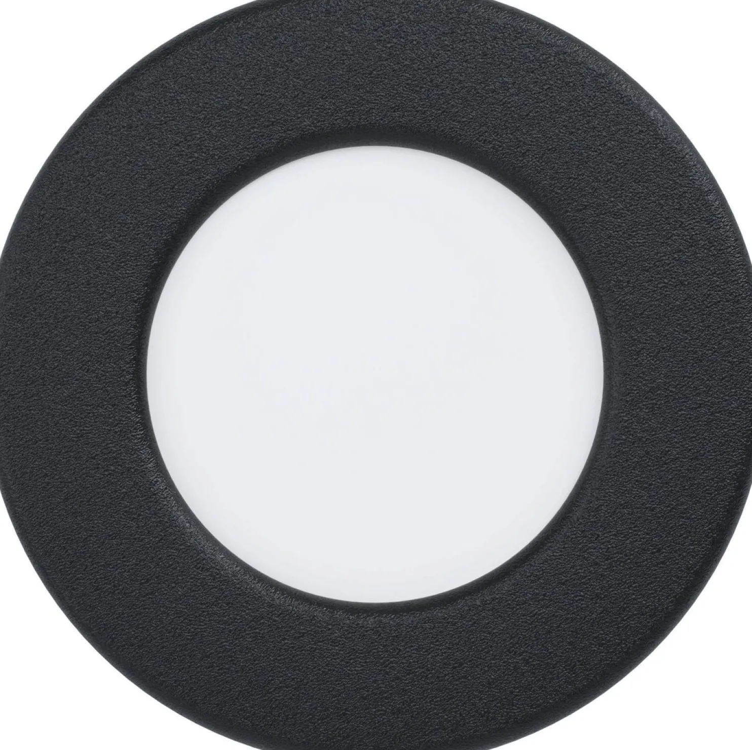 LED-Upotettava plafondi Eglo Fueva 5 3000K musta pyöreä vaihdettava LED eri kokoja