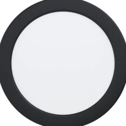LED-Upotettava plafondi Eglo Fueva 5 3000K musta pyöreä vaihdettava LED eri kokoja