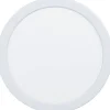 LED-Upotettava plafondi Eglo Fueva 5 Ø21,6cm 3000K valkoinen pyöreä himmennin vaihdettava LED