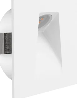 LED-Upotettava porrasvalaisin Eglo Mecinos 8x8cm valkoinen