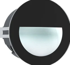 LED-Upotettava ulkovalaisin Eglo Aracena Ø12,5cm musta