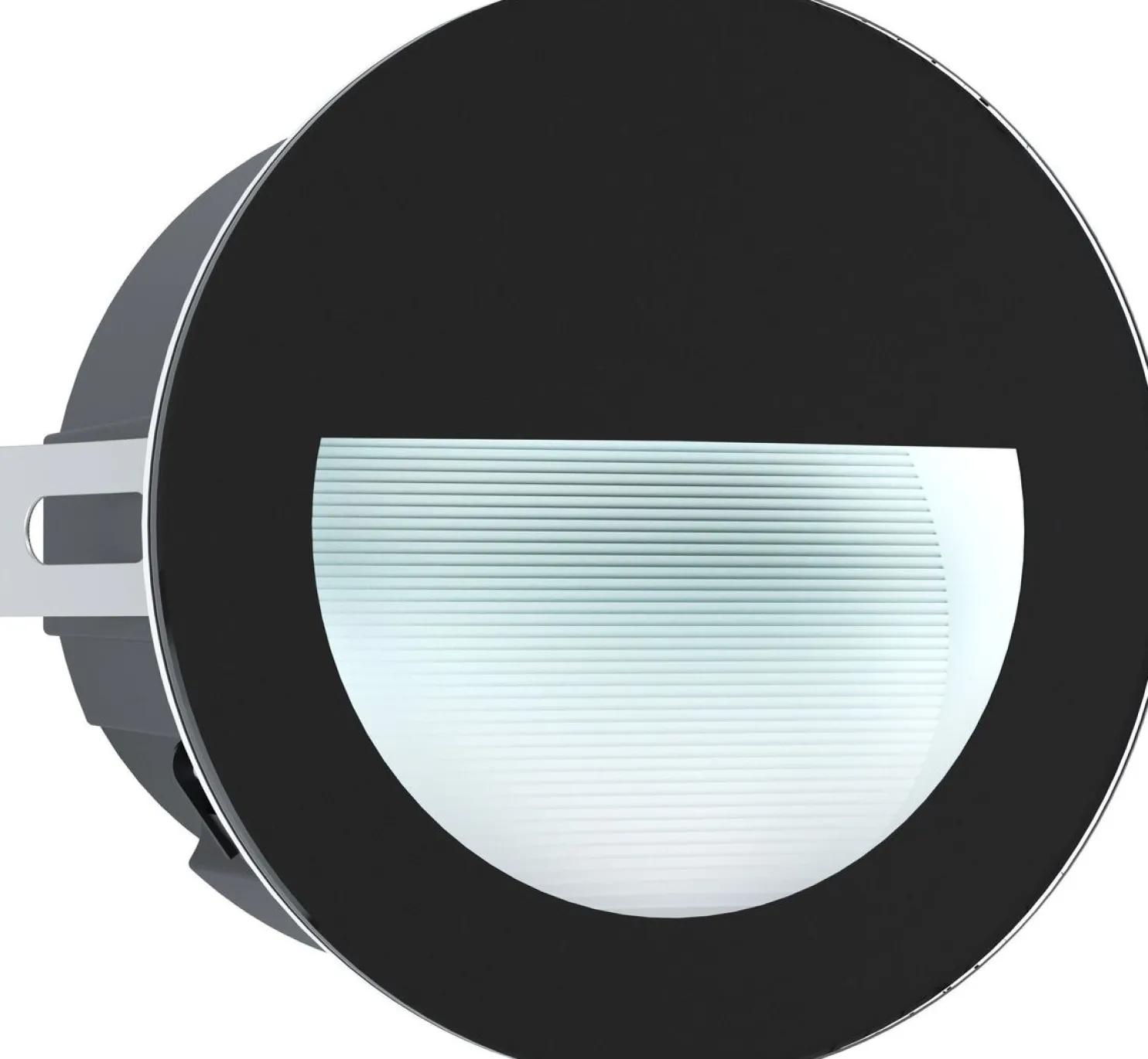 LED-Upotettava ulkovalaisin Eglo Aracena Ø12,5cm musta