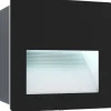 LED-Upotettava ulkovalaisin Eglo Aracena 14x14cm musta
