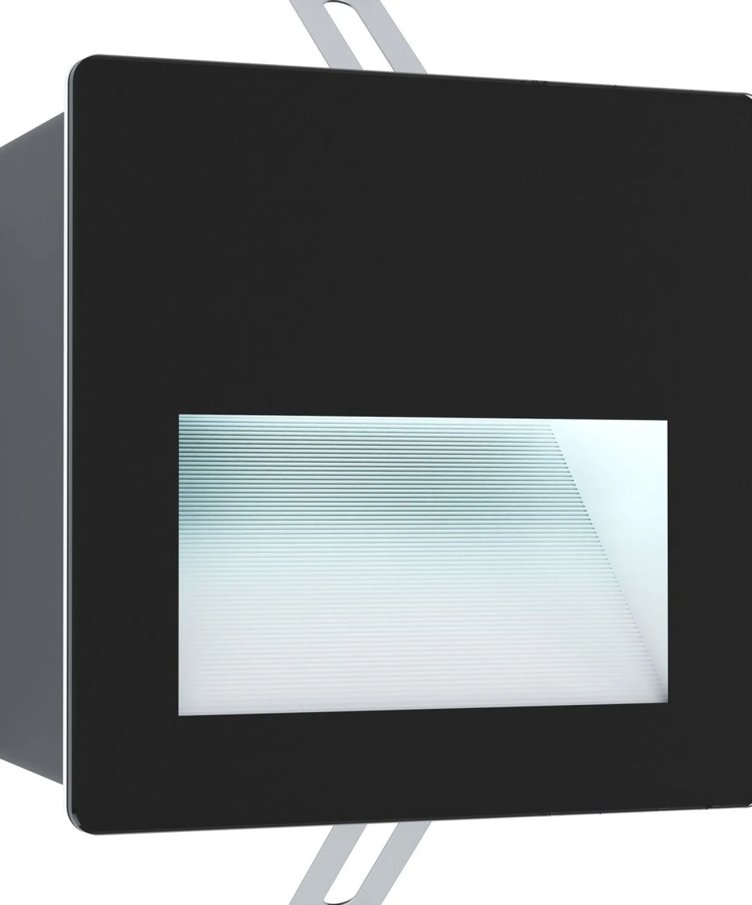 LED-Upotettava ulkovalaisin Eglo Aracena 14x14cm musta