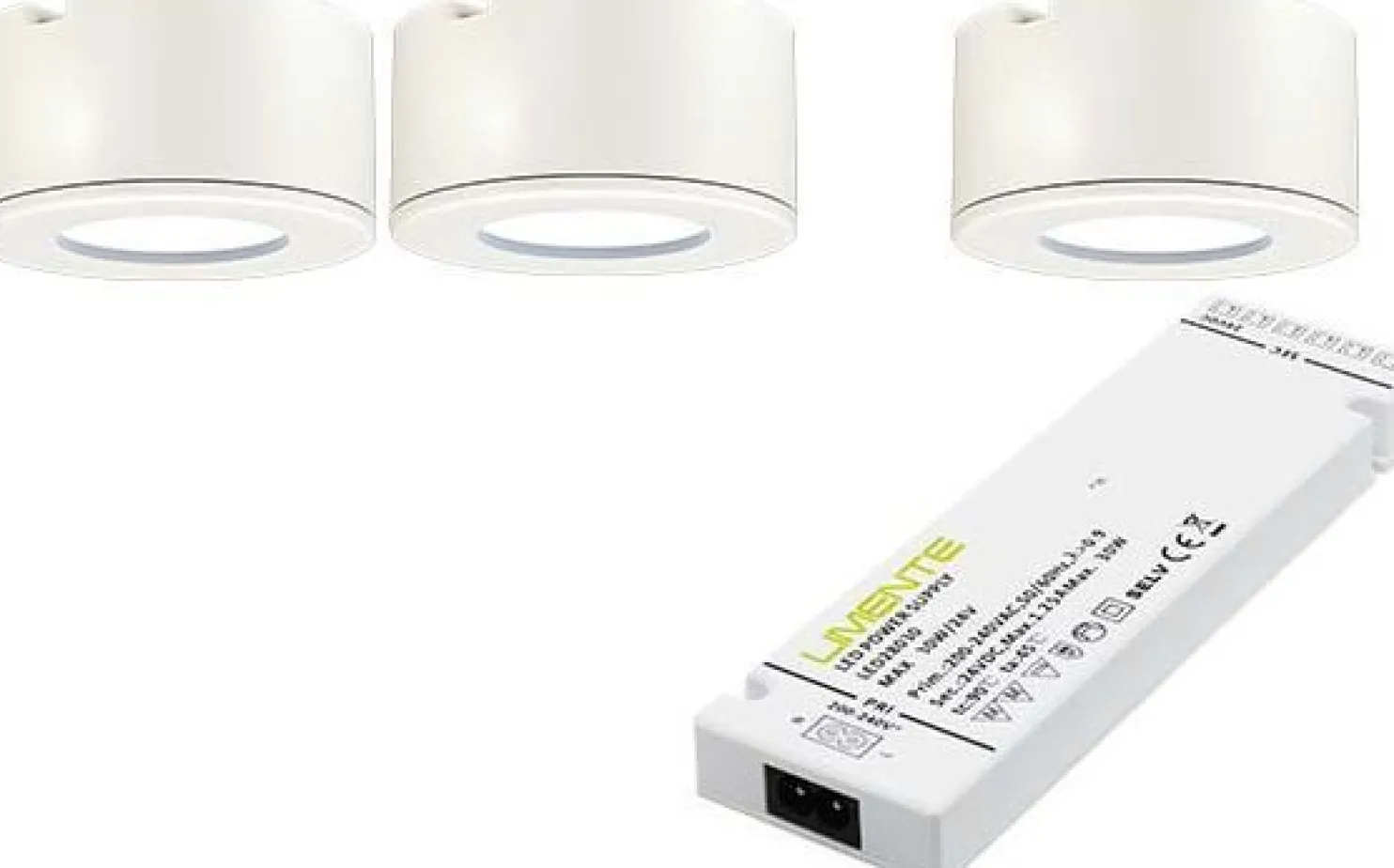 LED-valaisinsetti Limente LED-LETO, 4000K, eri vaihtoehtoja