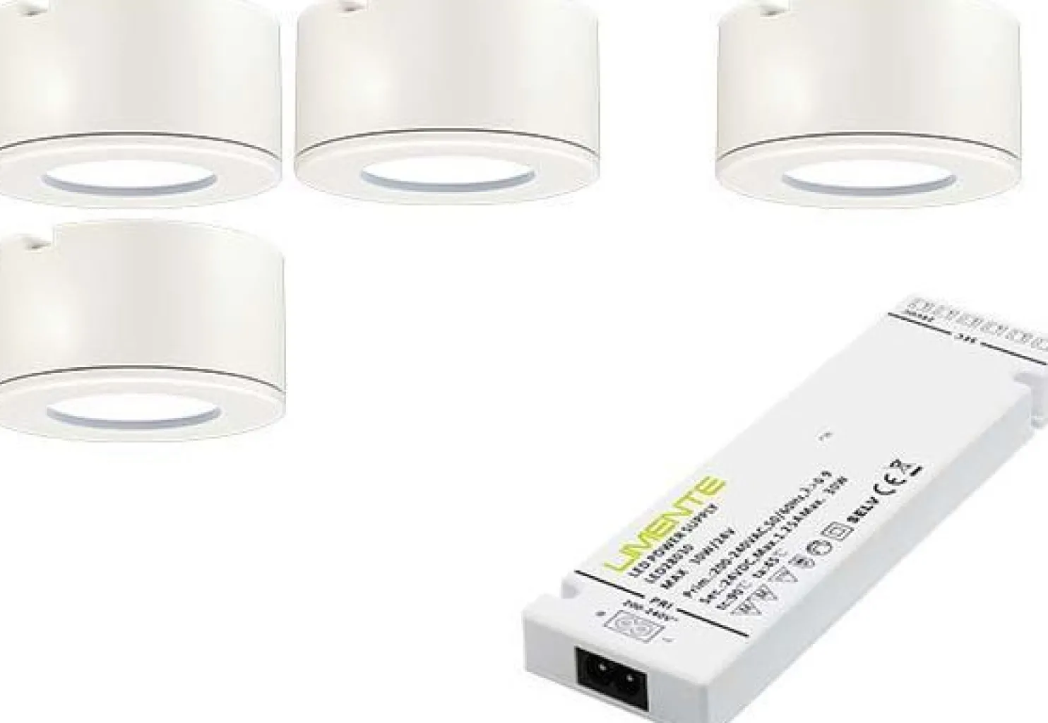 LED-valaisinsetti Limente LED-LETO, 4000K, eri vaihtoehtoja