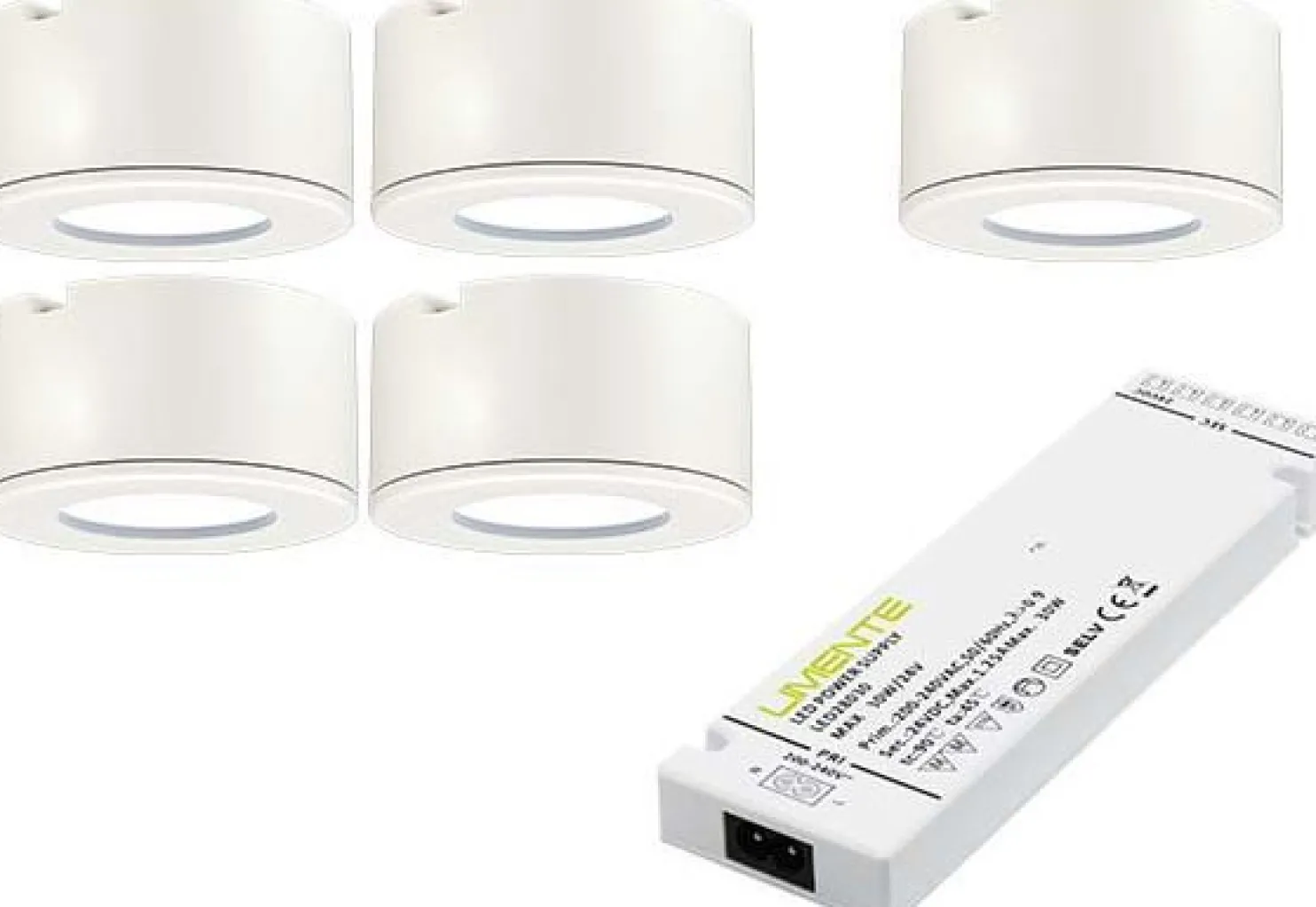 LED-valaisinsetti Limente LED-LETO, 4000K, eri vaihtoehtoja
