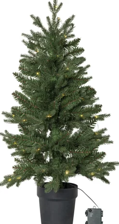 LED-valaistu joulukuusi Star Trading Byske, 90cm, vihreä