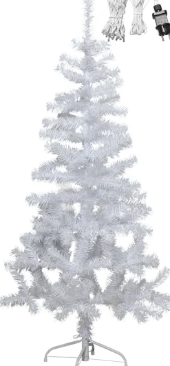 LED-valaistu joulukuusi Star Trading Alvik, 150cm, valkoinen