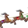 LED-valokoriste Star Trading Deerville, 48cm, moniväri