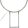 LED-valokoriste Star Trading Barlumi 84 cm ympyrä musta