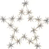 LED-valokoriste Star Trading Flower Star, 60cm, läpinäkyvä