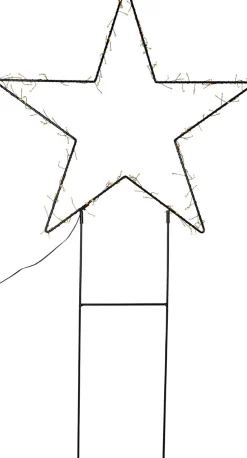 LED-valokoriste Star Trading Barlumi 115 cm tähti musta