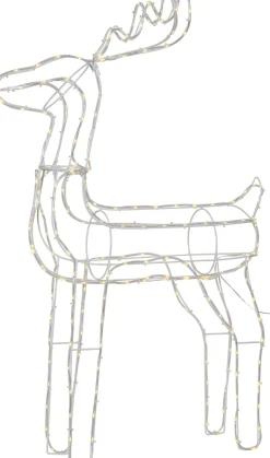LED-valokoriste Star Trading Tuby Deer koristeporo 105 cm