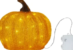LED-valokoriste Star Trading Harvy, 20cm, oranssi