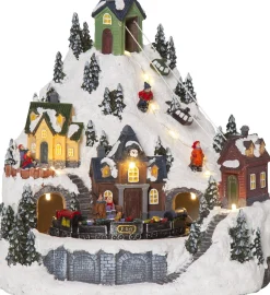 LED-valokoriste Star Trading Alpville 24.5cm, moniväri
