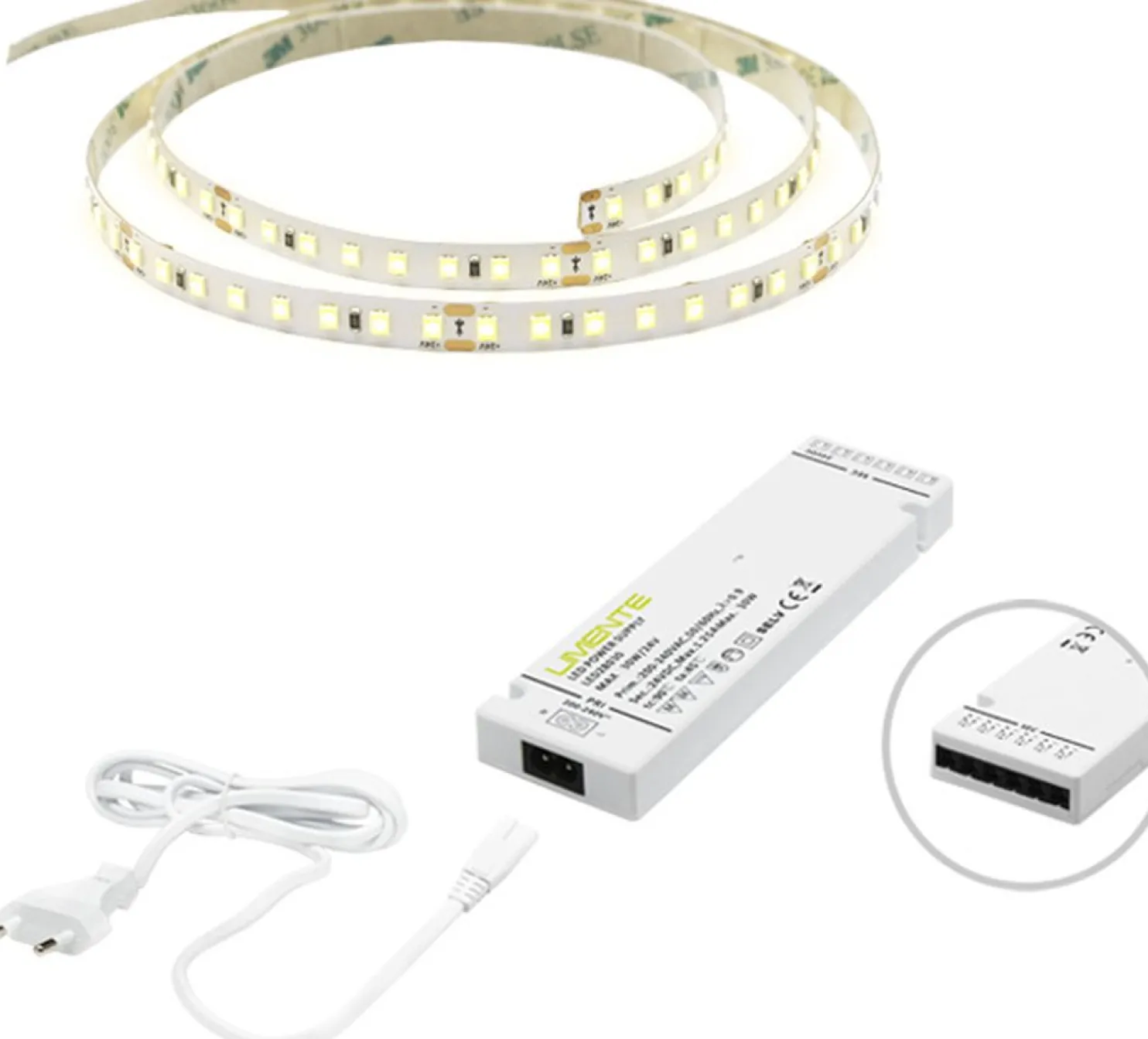 LED-valonauha + virtalähde Limente KIT-PROLITE, 5m