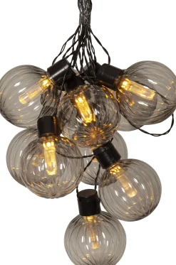 LED-valosarja Star Trading Archy, 10-osainen, 3.6m, musta/savunharmaa