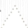 LED-valoverho Star Trading DecyStar, 125x120cm, läpinäkyvä