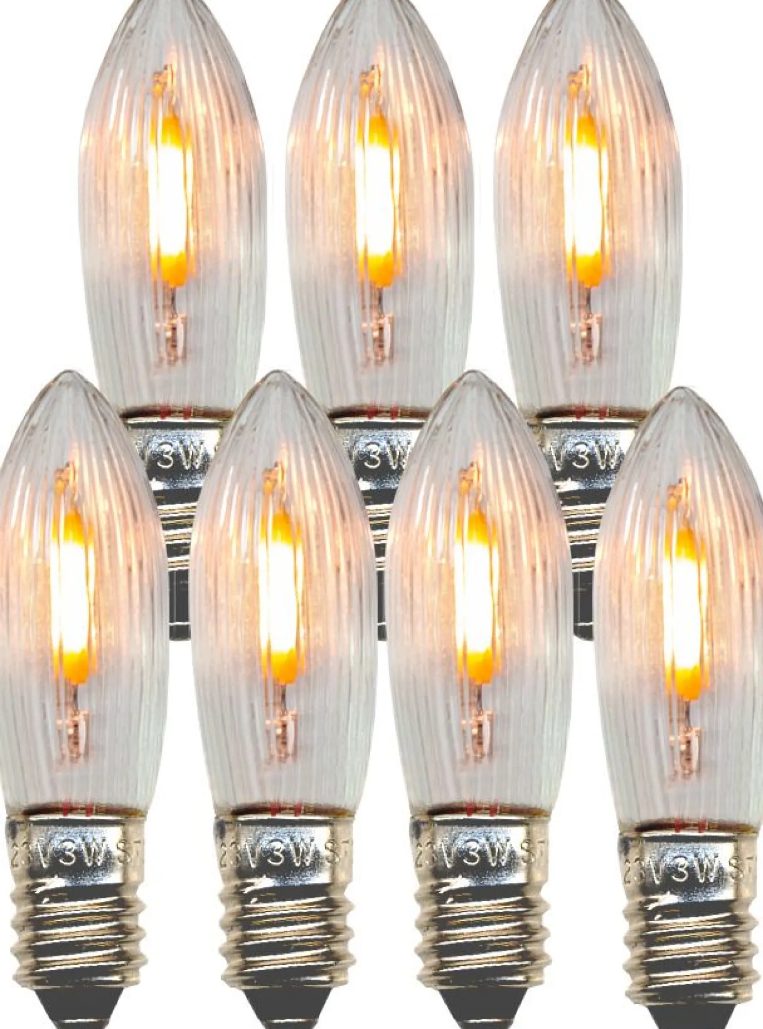 LED-varalamppu Star Trading Universal LED 300-77, Ø13x45, E10, 2100K, 11lm, 7kpl