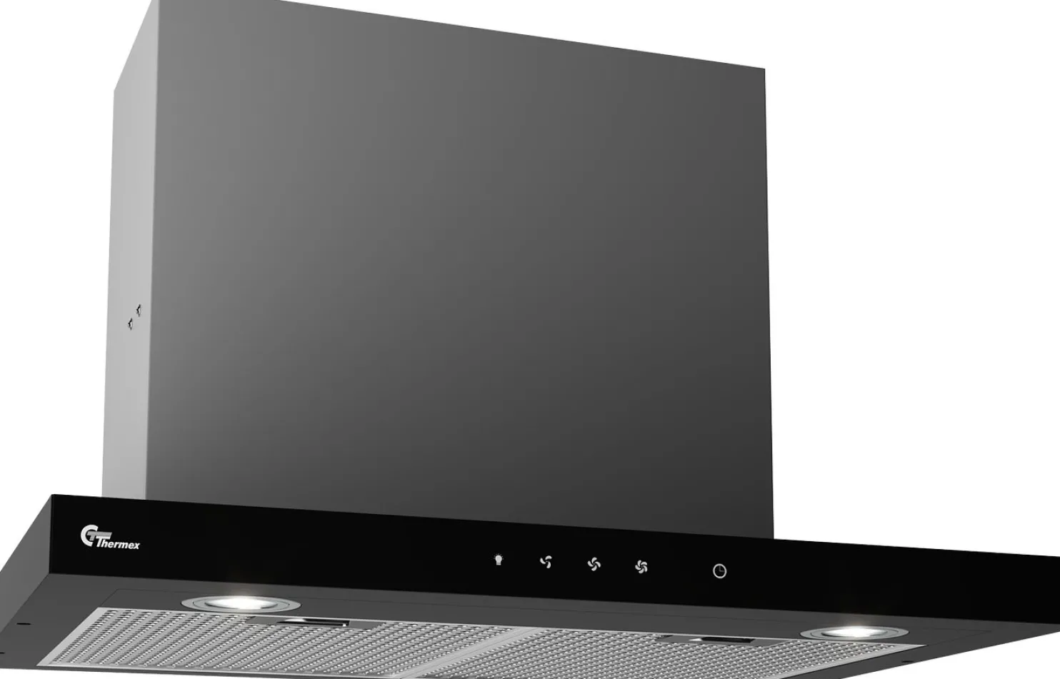 Liesituuletin Thermex Super Silent GT Smart Home 600mm musta omalla moottorilla