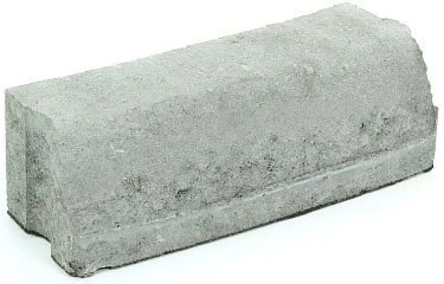 Liimattava reunakivi Rudus kaarre R2500 kupera 390x130x120 mm sileä harmaa