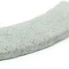 Liimattava reunakivi Rudus kaarre R750 kupera 589x130x80 mm sileä harmaa