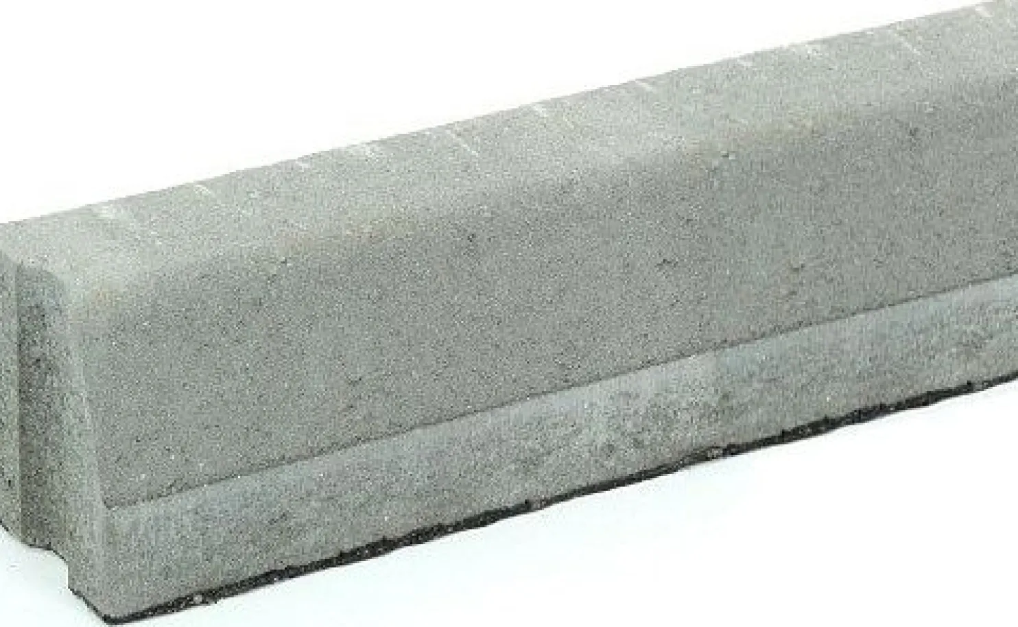 Liimattava reunakivi Rudus suora 1000x130x160 mm sileä harmaa