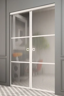 Liukuovet seinän sisään Hietakari Inne P2T Tokyo Pocketdoor, soft closing -mekanismilla, mittatilaus, eri vaihtoehtoja
